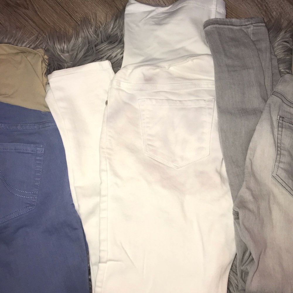 Maternity Ankle Skinny Jeans / 3 Pairs - Picture 3 of 7